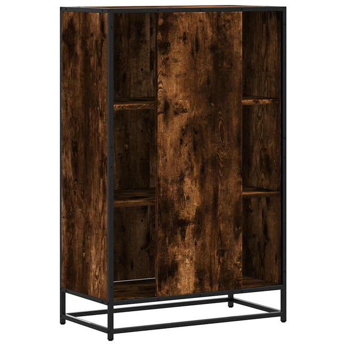 Dulapuru stejar afumat 68x35x106,5 cm lemn și metal prelucrat - WALTI WALTI
