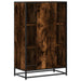 Dulapuru stejar afumat 68x35x106,5 cm lemn și metal prelucrat - WALTI WALTI