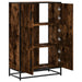 Dulapuru stejar afumat 68x35x106,5 cm lemn și metal prelucrat - WALTI WALTI