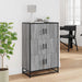 Dulap nalt gri Sonoma 68x35x106,5 cm lemn prelucrat - WALTI WALTI