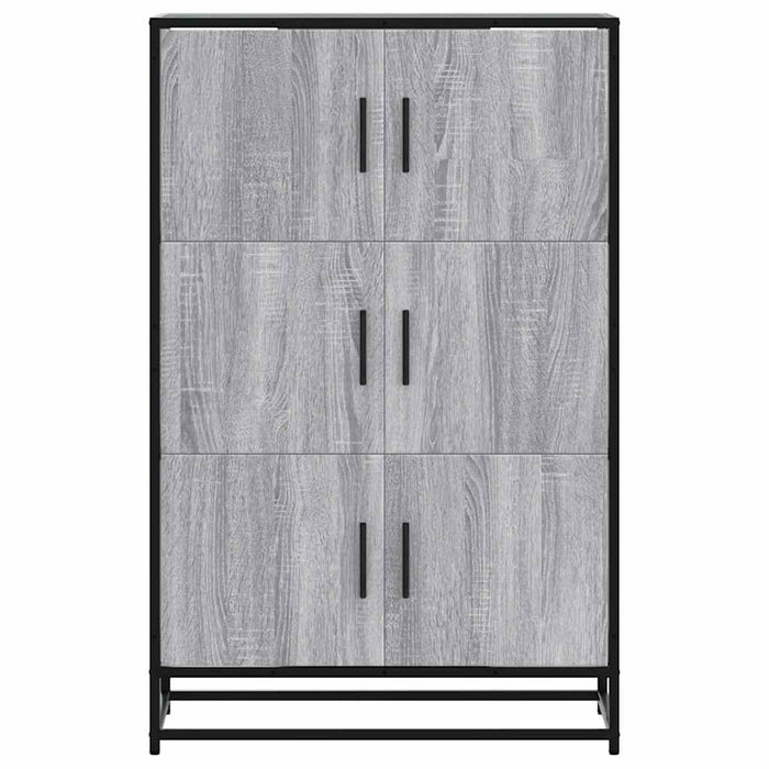 Dulap nalt gri Sonoma 68x35x106,5 cm lemn prelucrat - WALTI WALTI