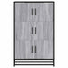 Dulap nalt gri Sonoma 68x35x106,5 cm lemn prelucrat - WALTI WALTI