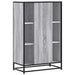 Dulap nalt gri Sonoma 68x35x106,5 cm lemn prelucrat - WALTI WALTI