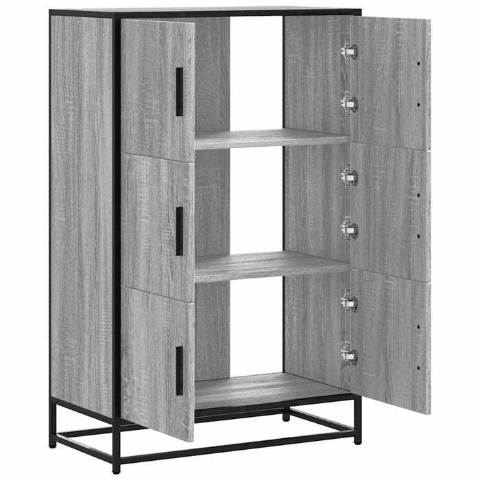 Dulap nalt gri Sonoma 68x35x106,5 cm lemn prelucrat - WALTI WALTI