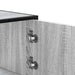 Dulap nalt gri Sonoma 68x35x106,5 cm lemn prelucrat - WALTI WALTI