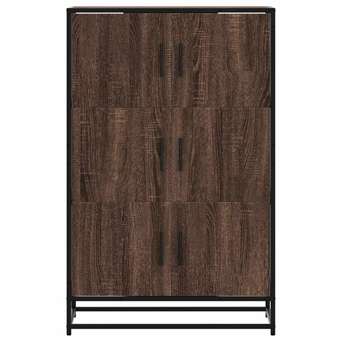 Dulapuru stejar maro 68x35x106,5 cm lemn și metal prelucrat - WALTI WALTI