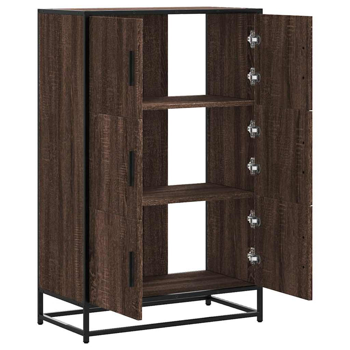 Dulapuru stejar maro 68x35x106,5 cm lemn și metal prelucrat - WALTI WALTI
