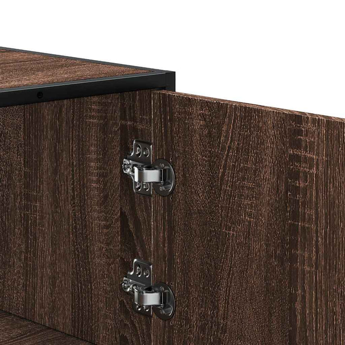 Dulapuru stejar maro 68x35x106,5 cm lemn și metal prelucrat - WALTI WALTI