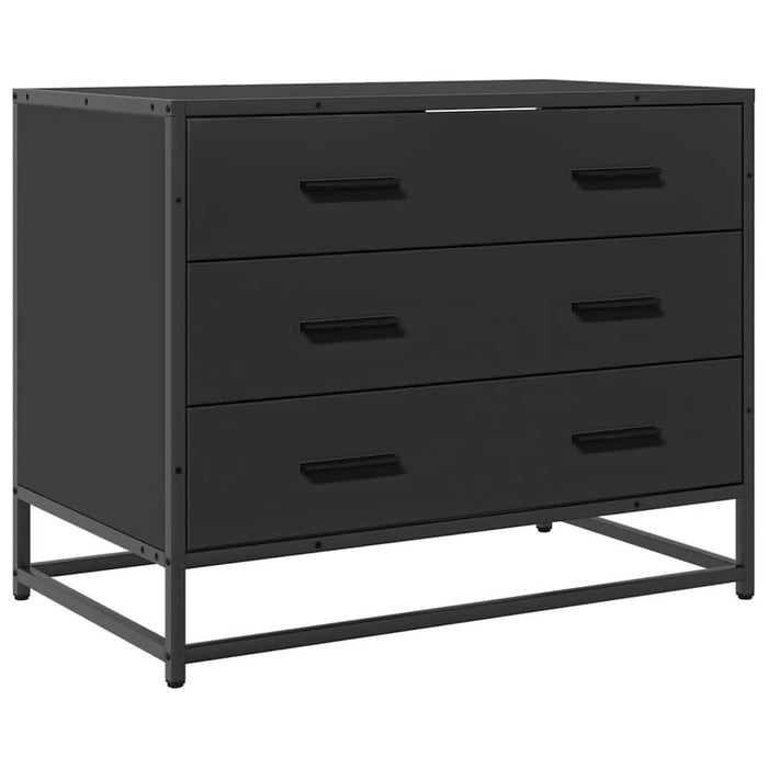Dulap cu sertare, negru, 70x41x56 cm, lemn compozit - WALTI WALTI
