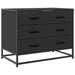 Dulap cu sertare, negru, 70x41x56 cm, lemn compozit - WALTI WALTI