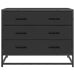 Dulap cu sertare, negru, 70x41x56 cm, lemn compozit - WALTI WALTI