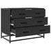 Dulap cu sertare, negru, 70x41x56 cm, lemn compozit - WALTI WALTI
