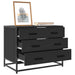Dulap cu sertare, negru, 70x41x56 cm, lemn compozit - WALTI WALTI