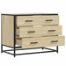 Dulap cu sertare, stejar sonoma, 70x41x56 cm, lemn compozit - WALTI WALTI