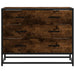 Dulap cu sertar, stejar fumuriu,70x41x56 cm, lemn prelucrat - WALTI WALTI