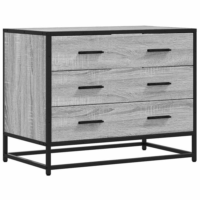 Dulap cu sertar, gri sonoma, 70x41x56 cm, lemn prelucrat - WALTI WALTI