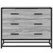 Dulap cu sertar, gri sonoma, 70x41x56 cm, lemn prelucrat - WALTI WALTI