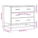 Dulap cu sertar, gri sonoma, 70x41x56 cm, lemn prelucrat - WALTI WALTI