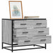 Dulap cu sertar, gri sonoma, 70x41x56 cm, lemn prelucrat - WALTI WALTI
