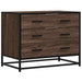 Dulap cu sertar, stejar maro, 70x41x56 cm, lemn prelucrat - WALTI WALTI