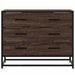 Dulap cu sertar, stejar maro, 70x41x56 cm, lemn prelucrat - WALTI WALTI