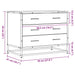 Dulap cu sertar, stejar maro, 70x41x56 cm, lemn prelucrat - WALTI WALTI