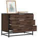 Dulap cu sertar, stejar maro, 70x41x56 cm, lemn prelucrat - WALTI WALTI