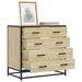 Dulap cu sertare, stejar sonoma, 70x41x70 cm, lemn compozit - WALTI WALTI