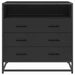 Dulap cu sertare, negru, 70x41x70 cm, lemn compozit - WALTI WALTI