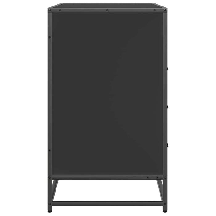 Dulap cu sertare, negru, 70x41x70 cm, lemn compozit - WALTI WALTI