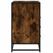 Dulap cu sertar, stejar fumuriu, 70x41x70 cm, lemn prelucrat - WALTI WALTI