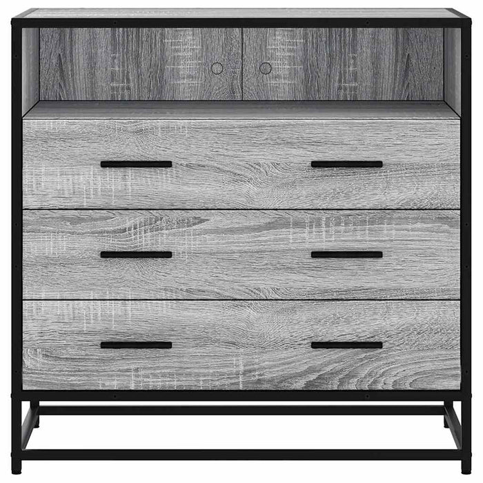 Dulap cu sertar, gri sonoma, 70x41x70 cm, lemn prelucrat - WALTI WALTI