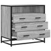 Dulap cu sertar, gri sonoma, 70x41x70 cm, lemn prelucrat - WALTI WALTI