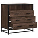 Dulap cu sertar, stejar maro, 70x41x70 cm, lemn prelucrat - WALTI WALTI