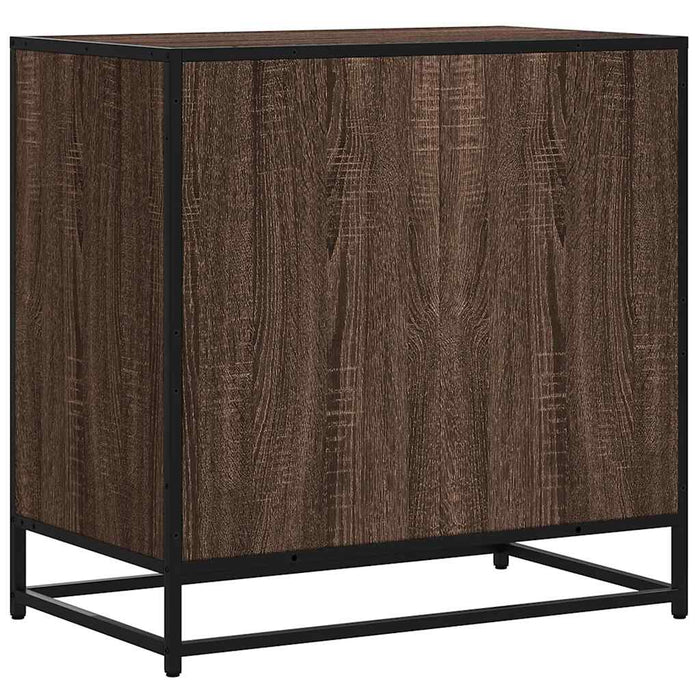 Dulap cu sertar, stejar maro, 70x41x70 cm, lemn prelucrat - WALTI WALTI