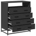 Dulap cu sertare, negru, 70x41x83,5 cm, lemn prelucrat - WALTI WALTI