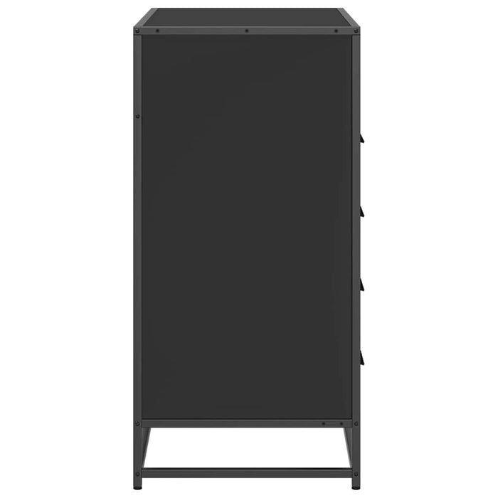 Dulap cu sertare, negru, 70x41x83,5 cm, lemn prelucrat - WALTI WALTI