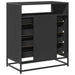Dulap cu sertare, negru, 70x41x83,5 cm, lemn prelucrat - WALTI WALTI
