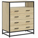 Dulap cu sertare, stejar sonoma, 70x41x83,5 cm, lemn prelucrat - WALTI WALTI