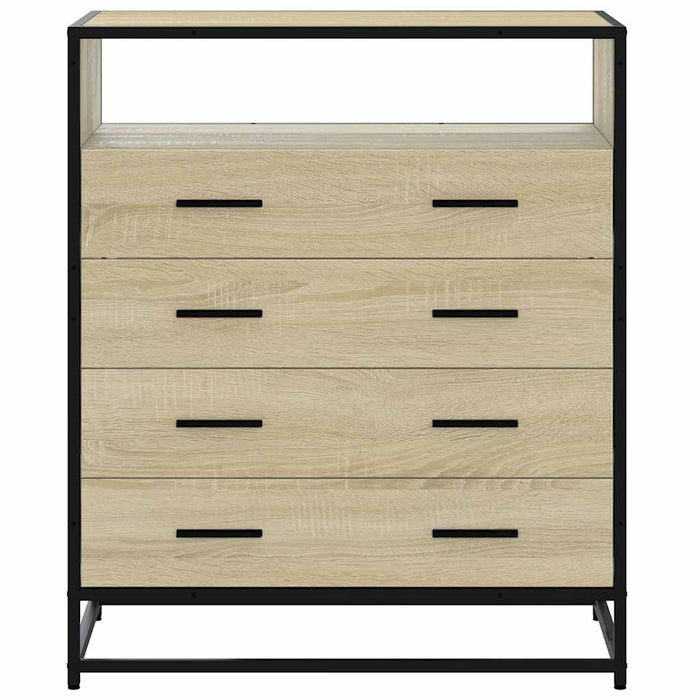 Dulap cu sertare, stejar sonoma, 70x41x83,5 cm, lemn prelucrat - WALTI WALTI