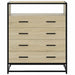 Dulap cu sertare, stejar sonoma, 70x41x83,5 cm, lemn prelucrat - WALTI WALTI