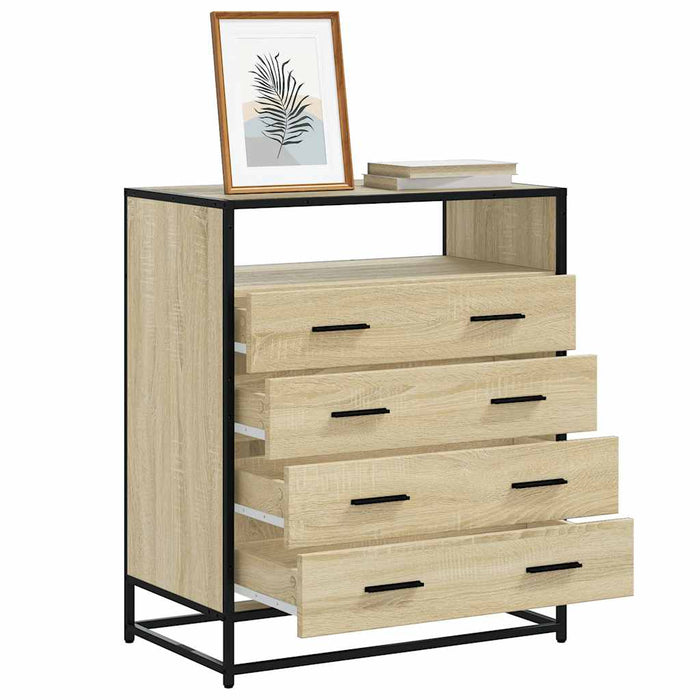 Dulap cu sertare, stejar sonoma, 70x41x83,5 cm, lemn prelucrat - WALTI WALTI