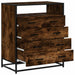 Dulap cu sertar, stejar fumuriu, 70x41x83,5 cm, lemn prelucrat - WALTI WALTI