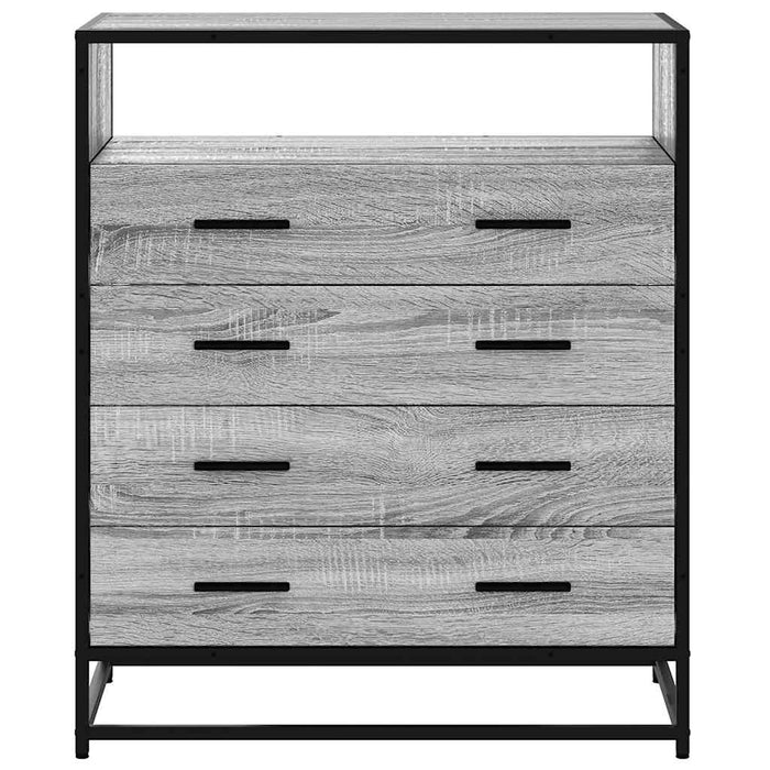 Dulap cu sertar, gri sonoma, 70x41x83,5 cm, lemn prelucrat - WALTI WALTI