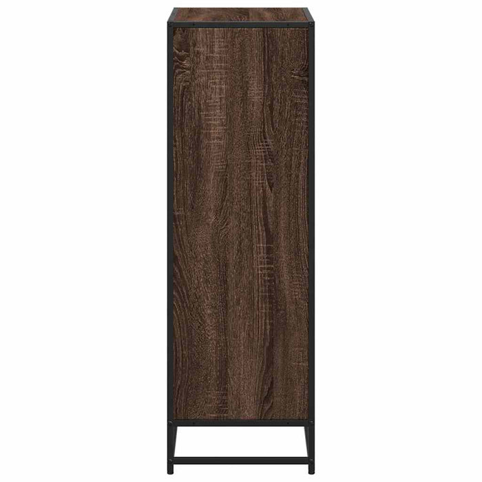 Bibliotecă, stejar maro, 60x35x107,5 cm, lemn prelucrat - WALTI WALTI