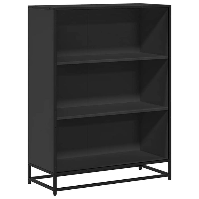 Bibliotecă, negru, 80,5x35x107,5 cm, lemn prelucrat - WALTI WALTI