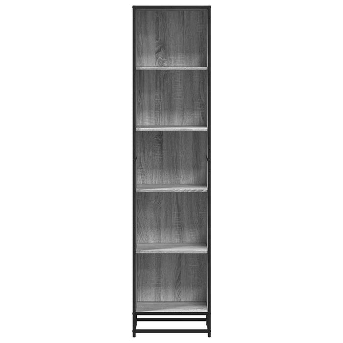 Bibliotecă, gri sonoma, 40x35x170,5 cm, lemn prelucrat - WALTI WALTI