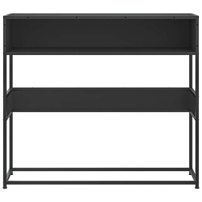 Măsuță consolă, negru, 90x35x80 cm, lemn prelucrat - WALTI WALTI