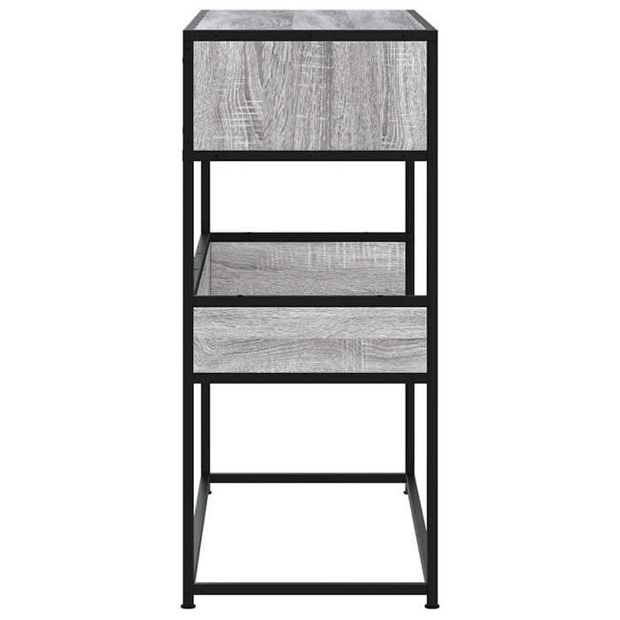 Măsuță consolă, gri sonoma, 90x35x80 cm, lemn prelucrat - WALTI WALTI