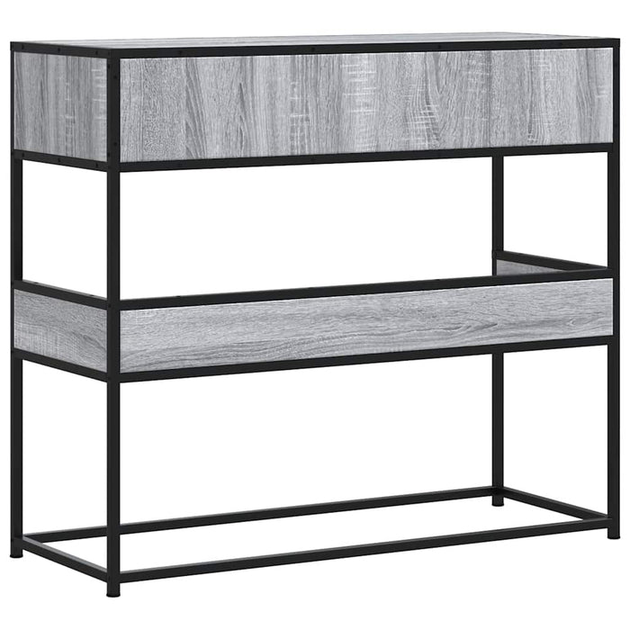 Măsuță consolă, gri sonoma, 90x35x80 cm, lemn prelucrat - WALTI WALTI